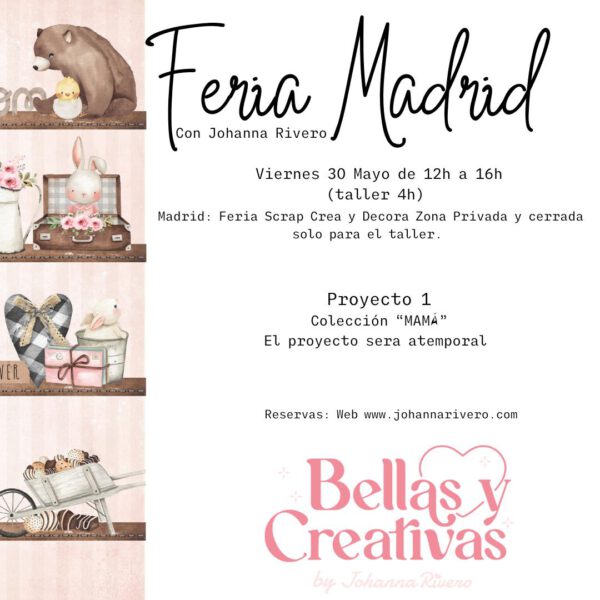 Taller Feria Madrid: 30 / Mayo / 2025: 12:00 - 16:00