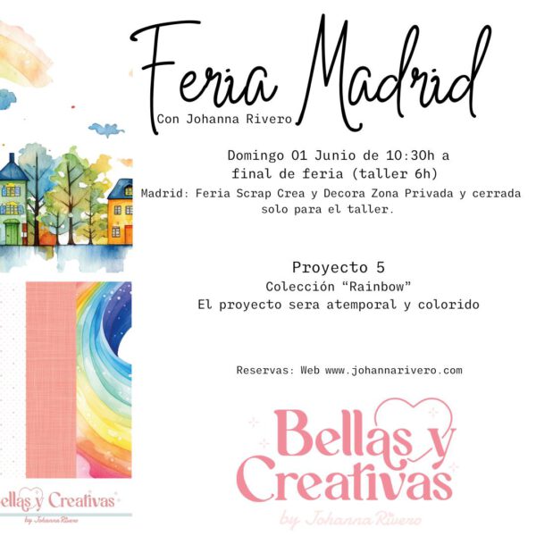 Taller Feria Madrid 1 / Junio / 2025: 10:30 - 16:30