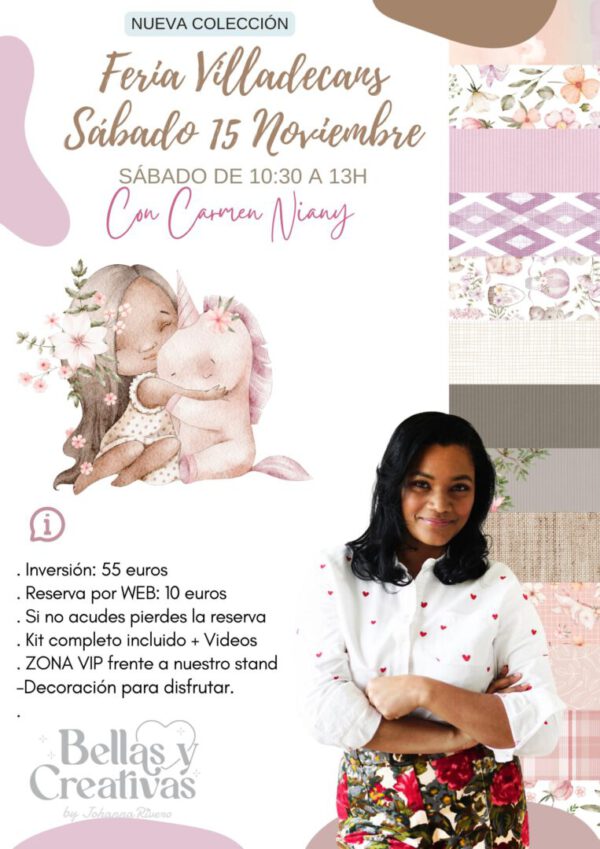 Feria Villadecans CARMEN NIANY Sábado (15noviembre) 10:30 a 13h