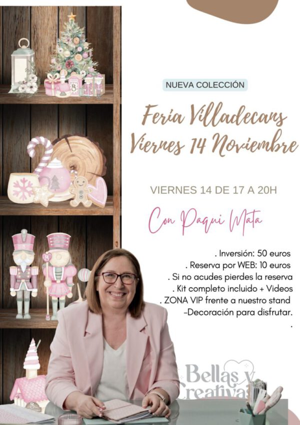 Feria Villadecans(Barcelona) PAQUI MAT-  VIERNES (14noviembre) 17 a 20h